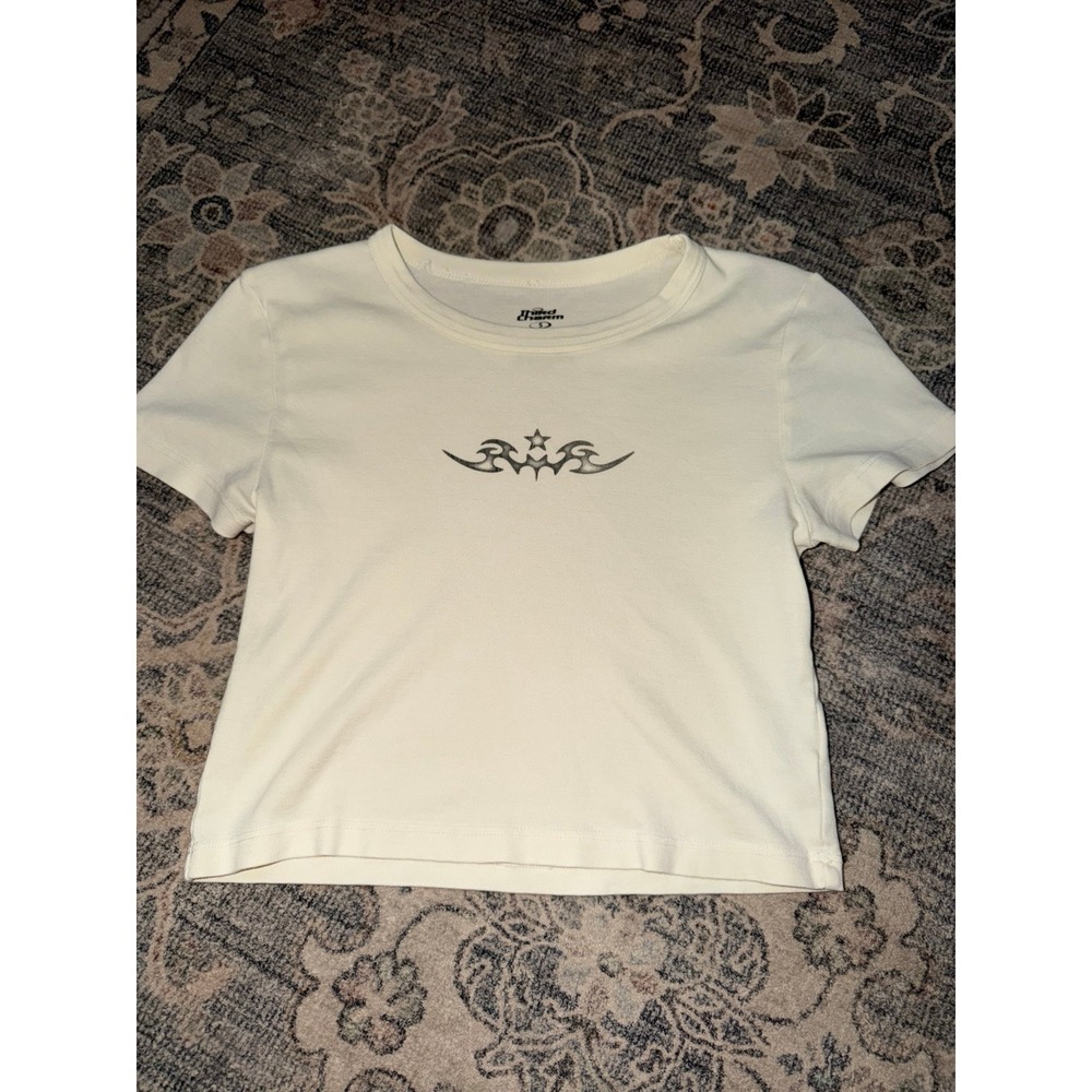 Pacsun Third Charm Cyber Baby Tee Shirt Graphic Cropped